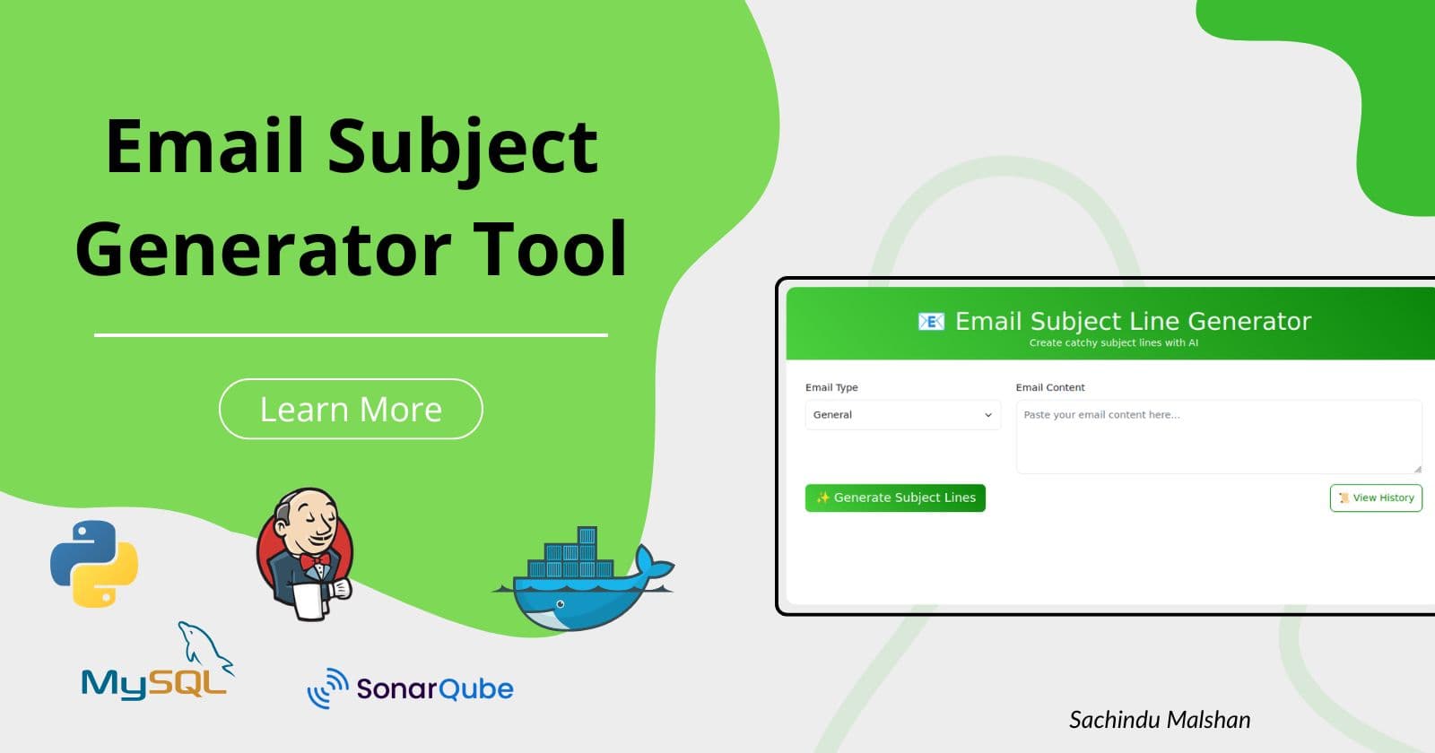 Email Subject Generator - Multi-Tier Application Deployment