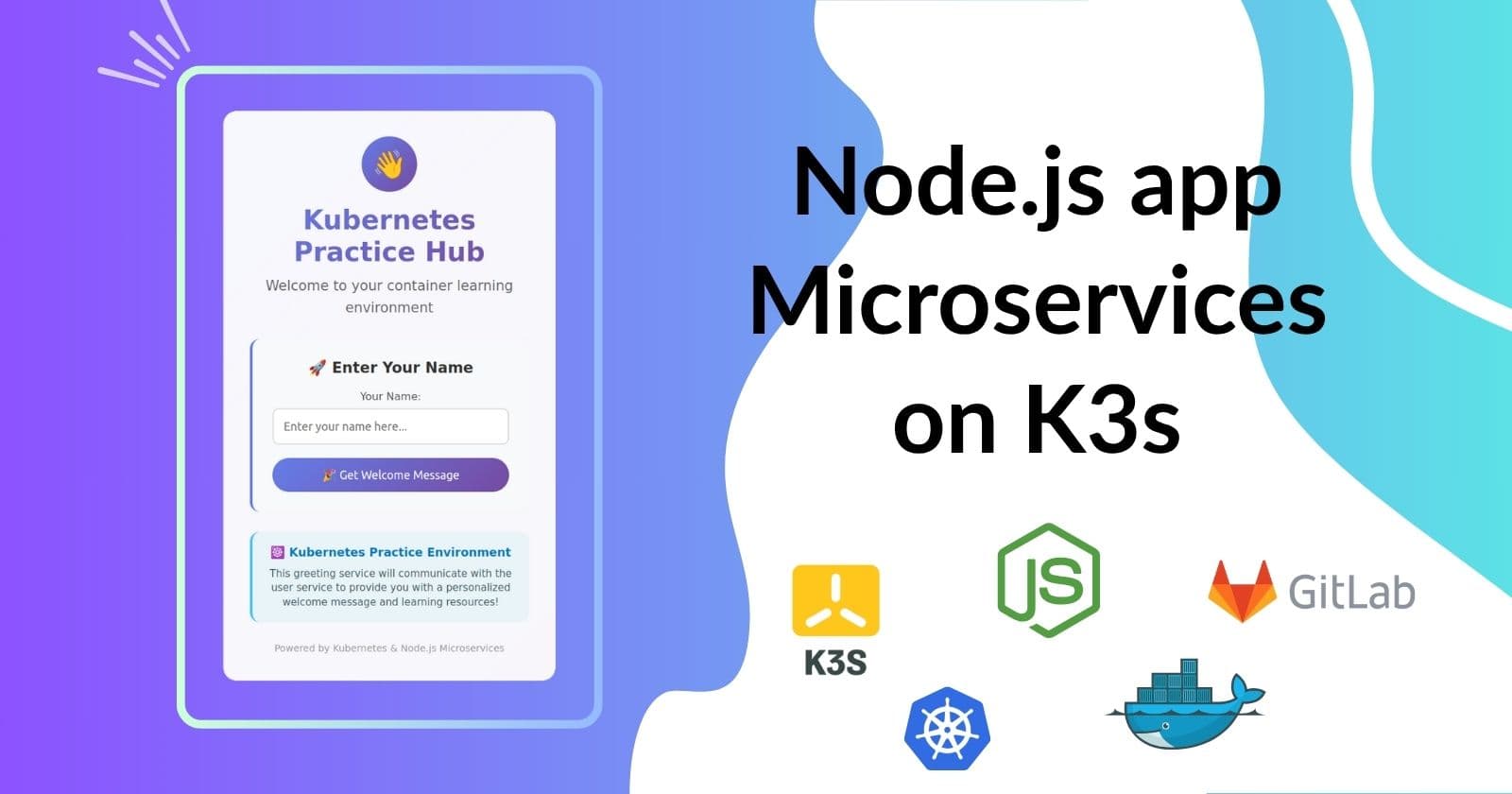 Deploy Simple Microservices App on K3s with GitLab CI/CD